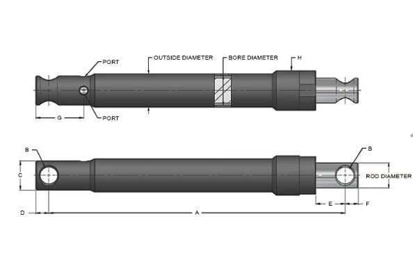 Snow Plow Cylinder
