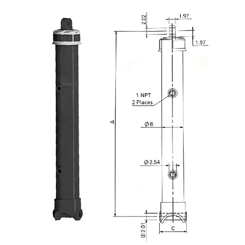 Inverted Telescopic Cylinder